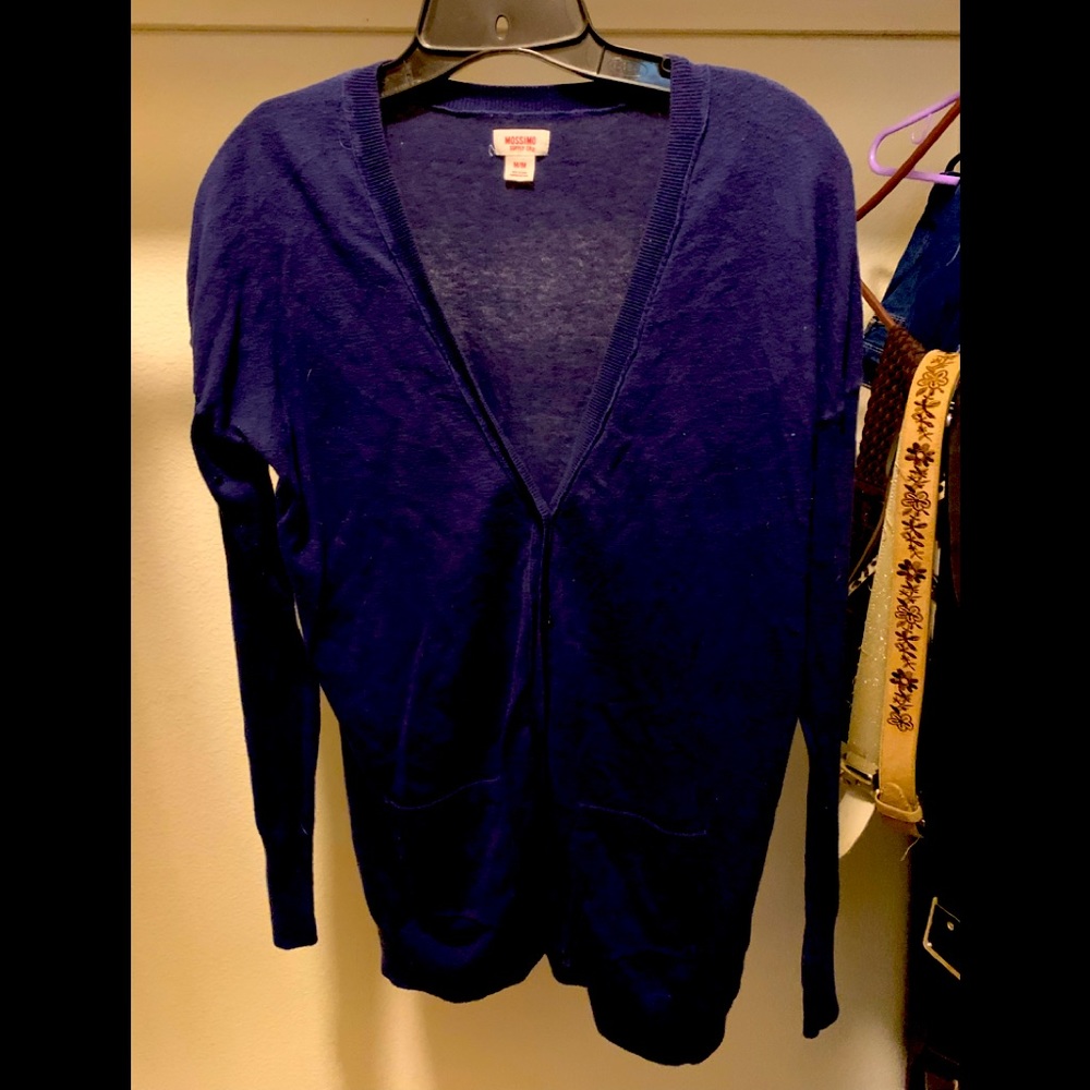 Medium Mossimo navy blue cardigan